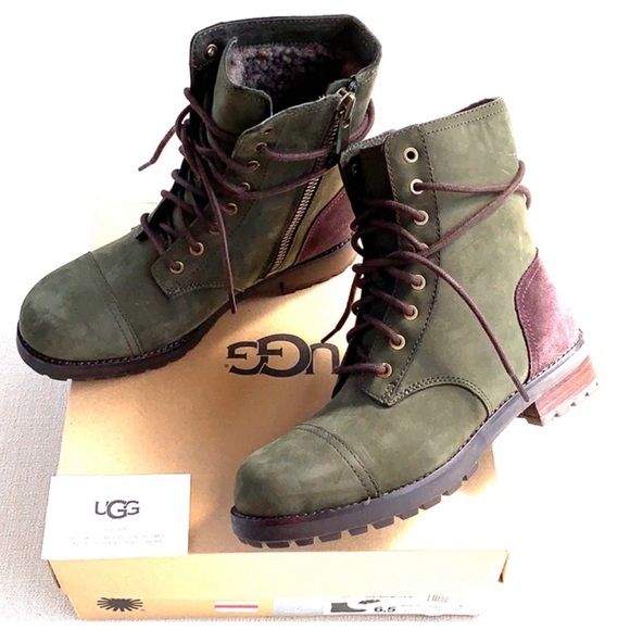 UGG KILMER NEW! Shearling Lined Zip Lace Up Boot - Picture 2 of 11